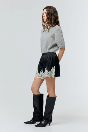 ROSALIE LACE SATIN SHORTS