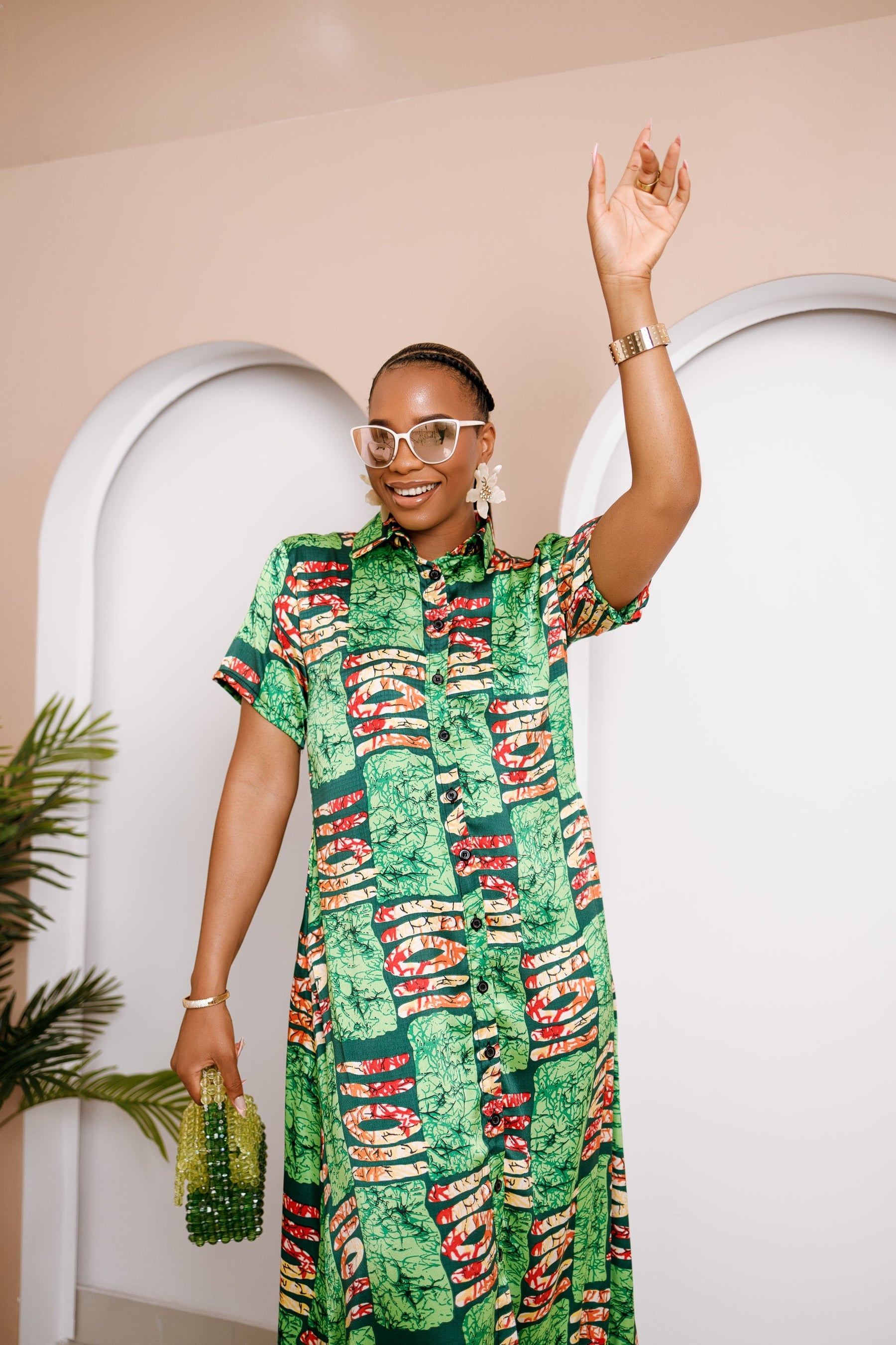 Adabeke Silk Ankara Kaftan