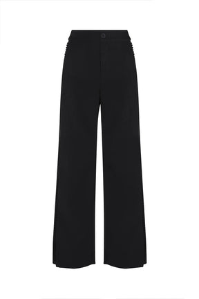 Parker Straight-Leg Trouser | Black