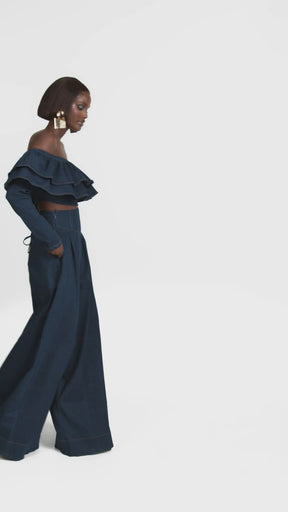 Denim Kiara Wide Leg Pants