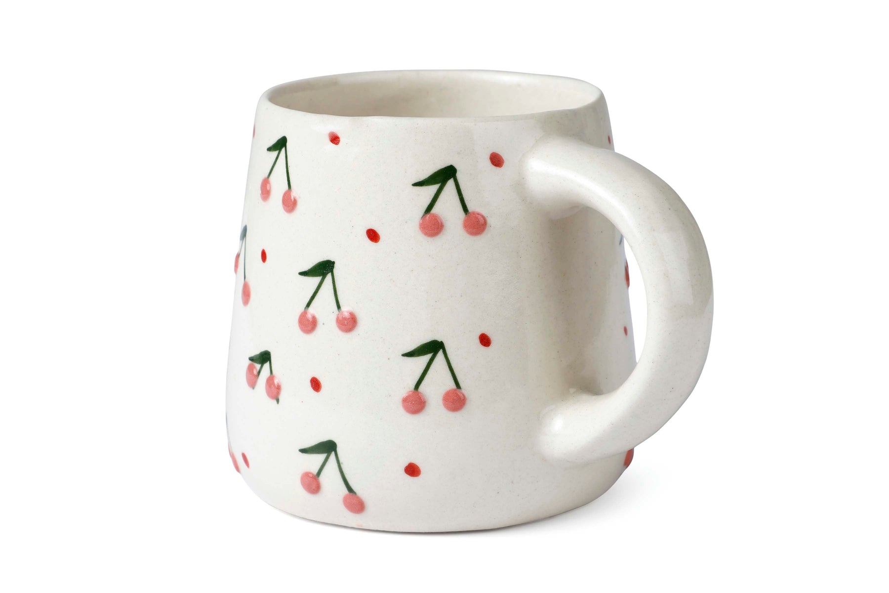 Cherry Blossom Ceramic Mug - 3.5 x 3 Inches - Set of 4