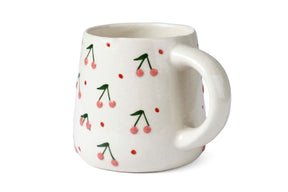 Cherry Blossom Ceramic Mug - 3.5 x 3 Inches - Set of 4