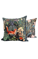 Velvet Pillow The Forest Fox