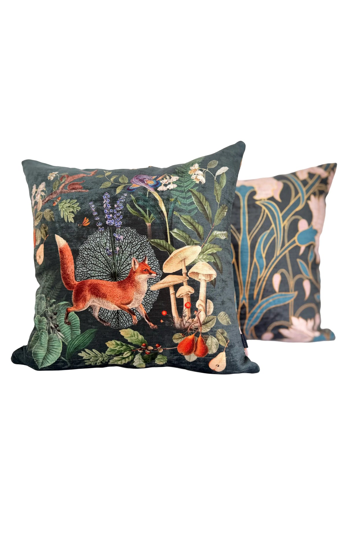 Velvet Pillow The Forest Fox