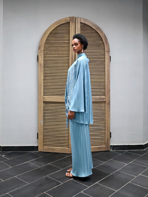 LIYA PLEAT TWO PIECE - TEAL