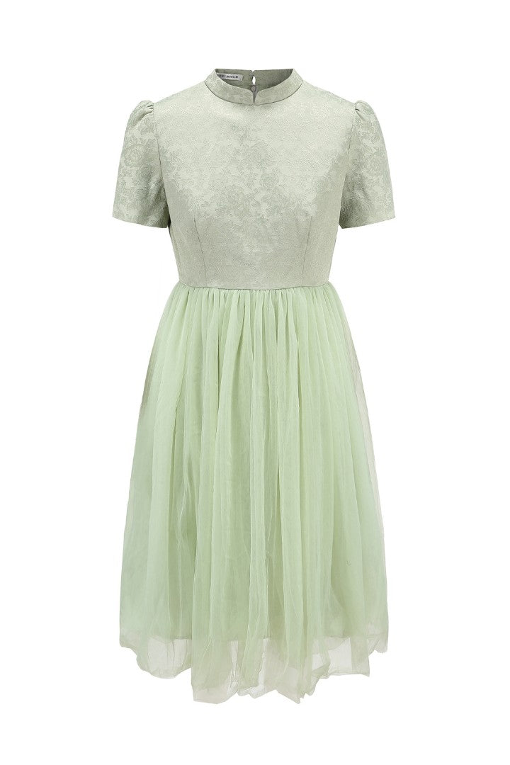 Anna Tulle Dress Green
