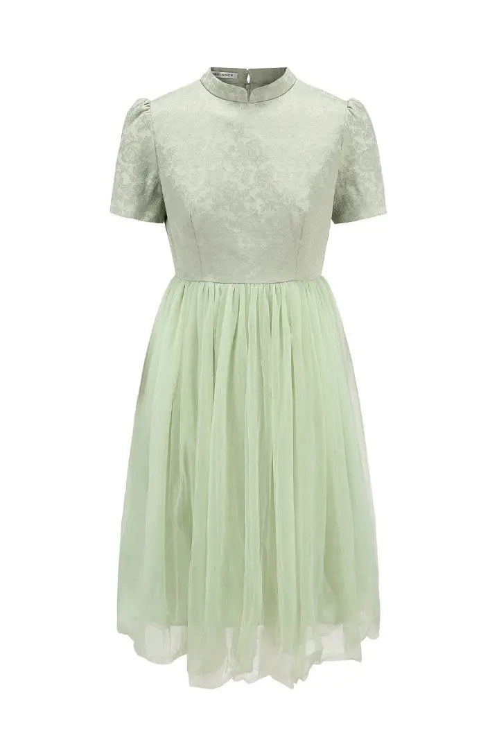 Anna Tulle Dress Green