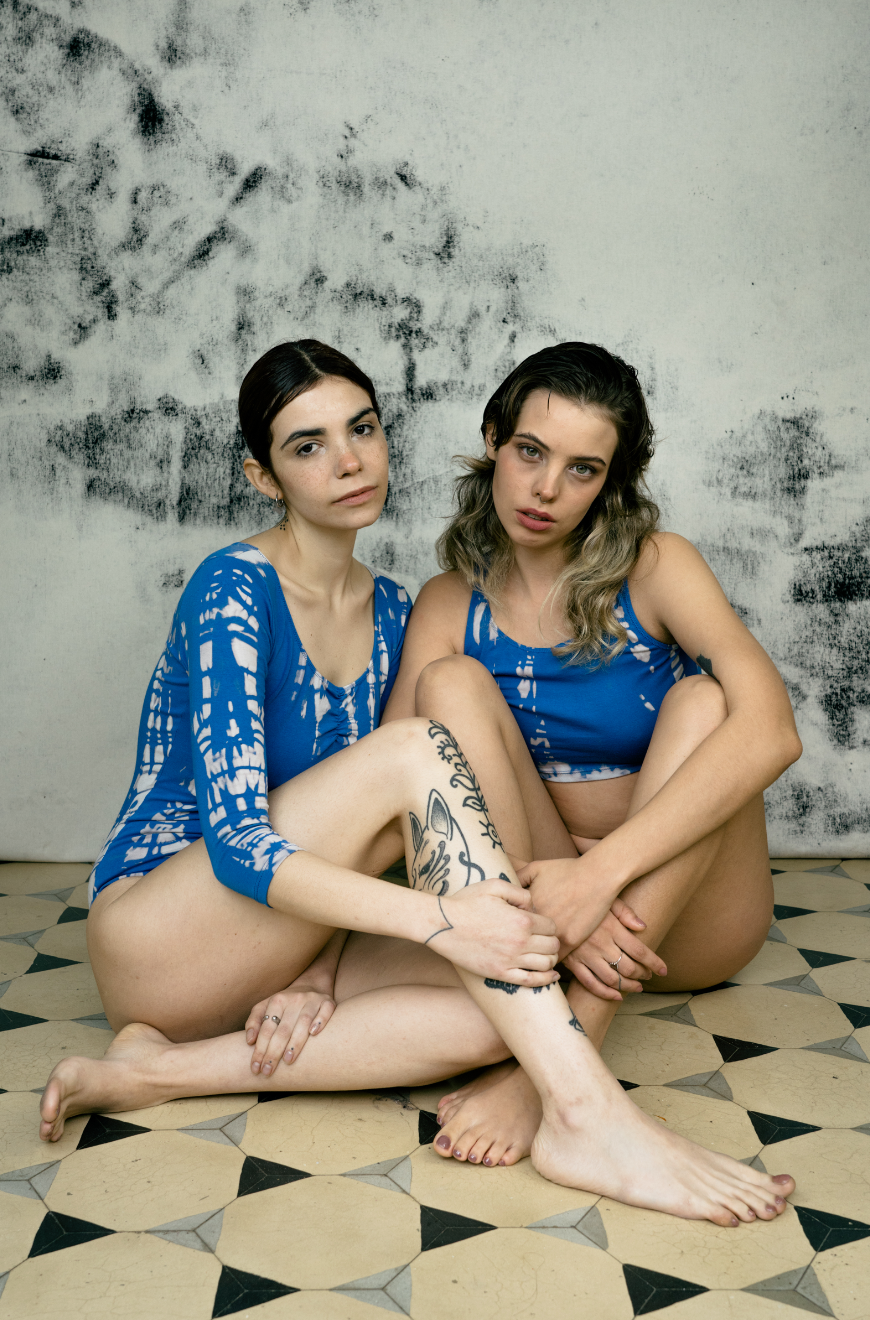 Bodysuit Elo Tie-dye  in Blue