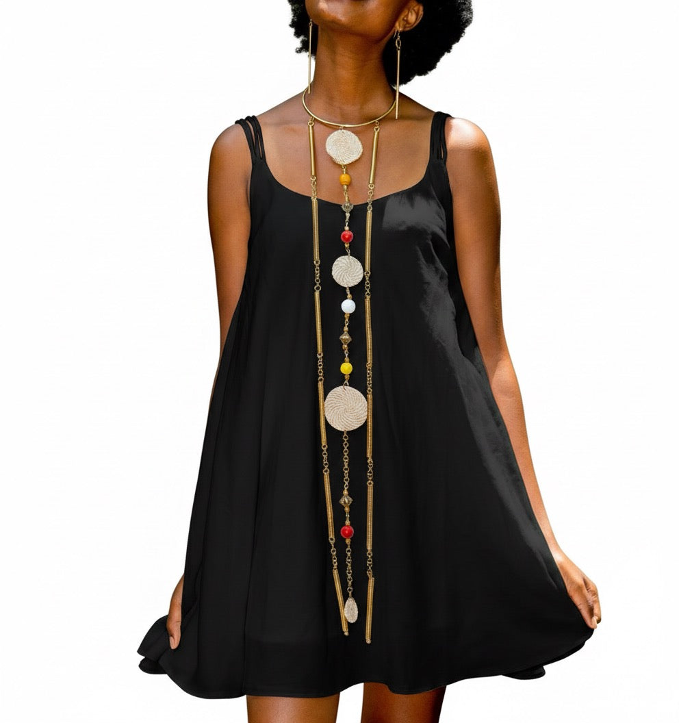 Lijoki Luxe Cultural Statement Necklace