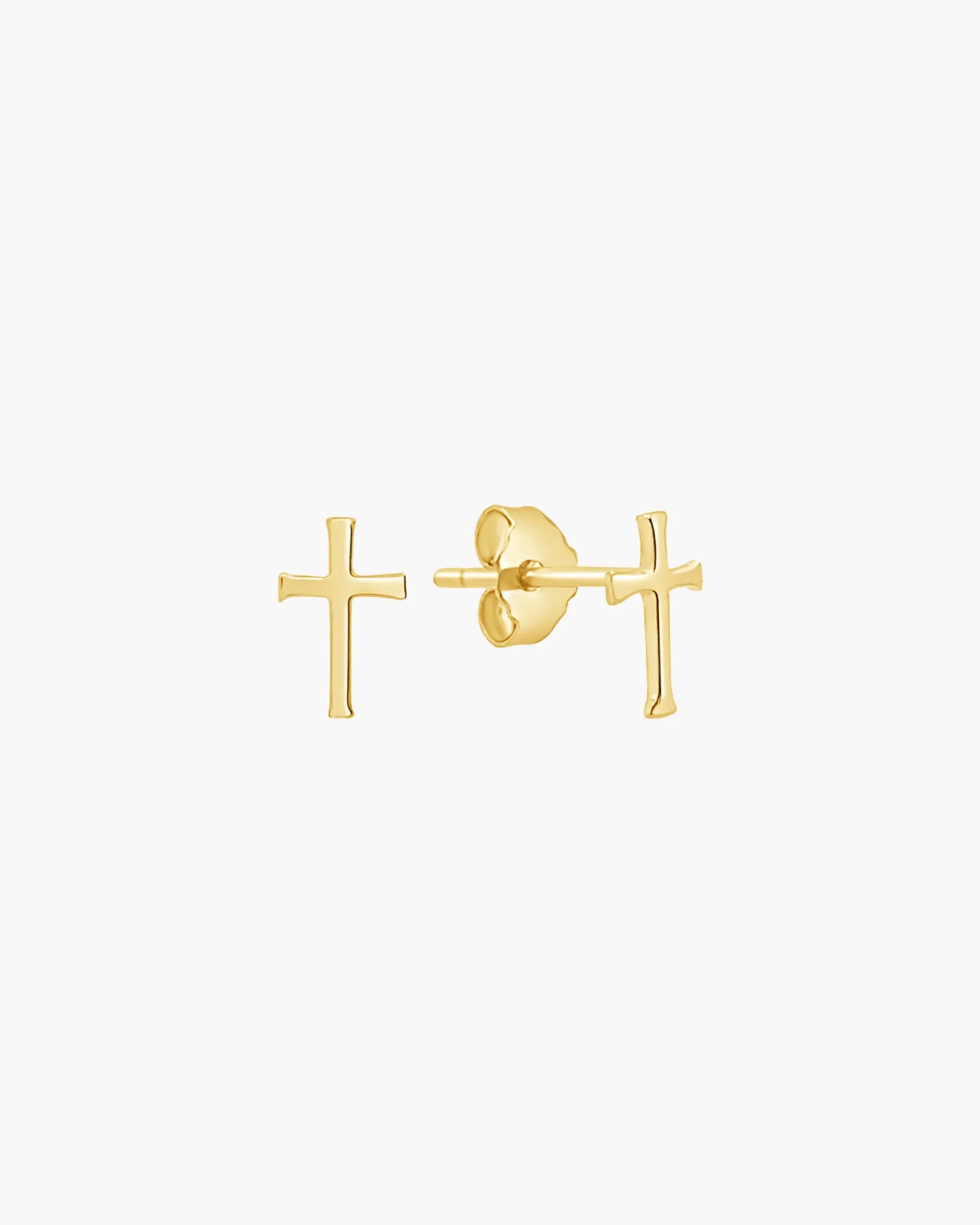Cross Mini Stud Earring