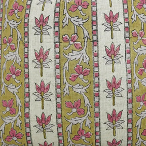 Beautiful Hand Block Printed Design Viscose Linen Piillow Cover - Laxmi