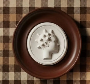 Bantu Knot Bas Relief Wall Sculpture