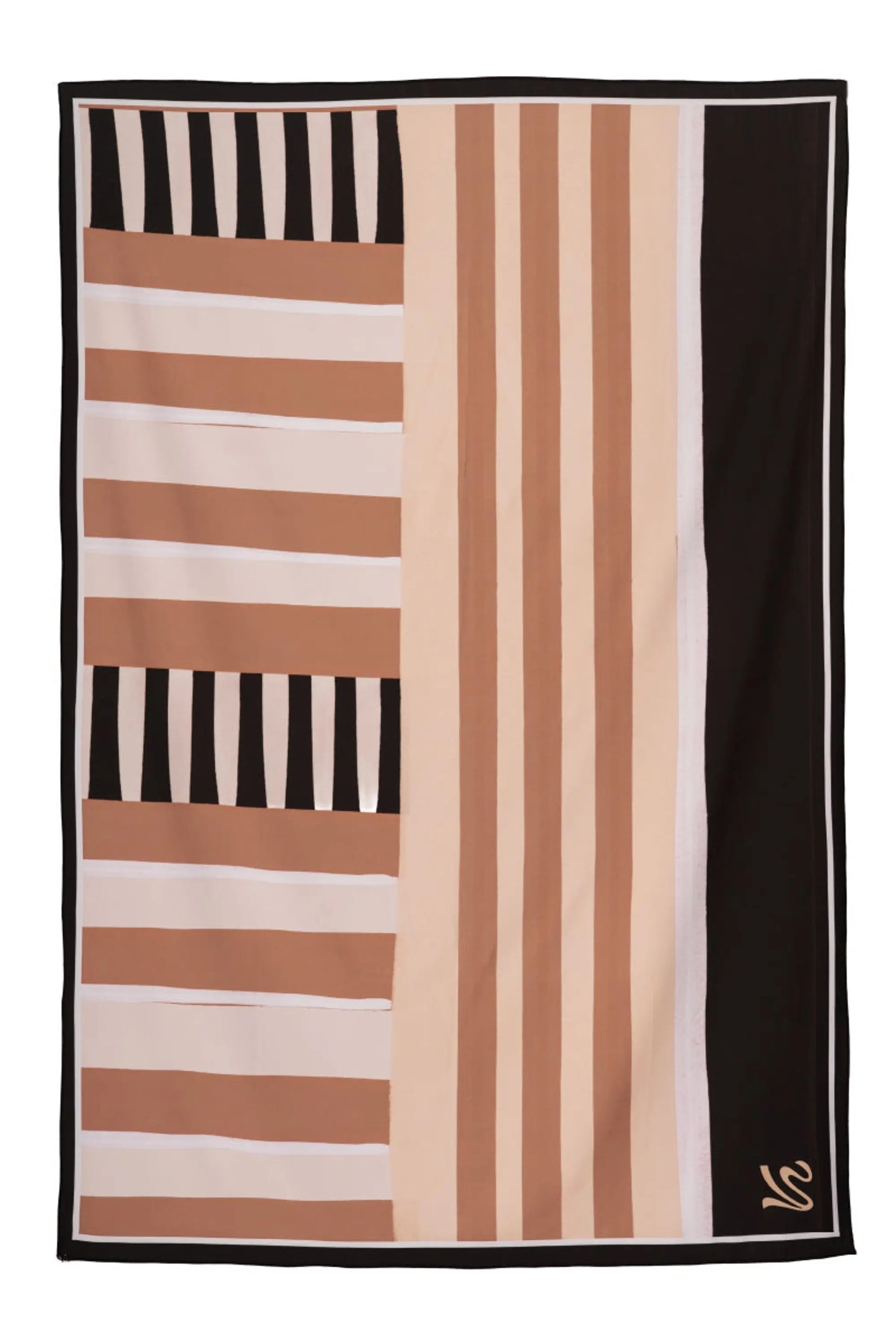 Ancestral Lines Stripped Cotton Loretta Pareo Sarong