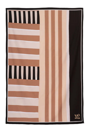 Ancestral Lines Stripped Cotton Loretta Pareo Sarong
