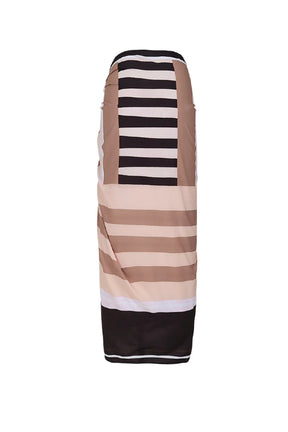 Ancestral Lines Stripped Cotton Loretta Pareo Sarong