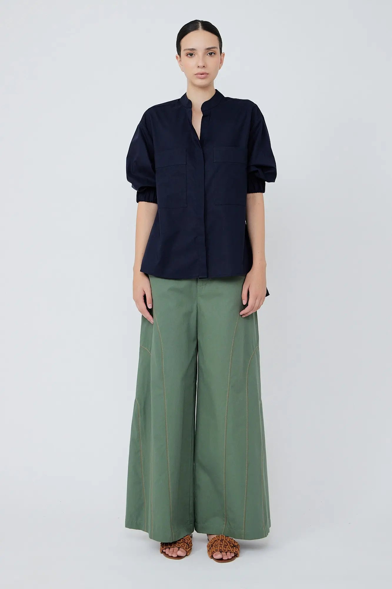 Anne Blouse | Navy