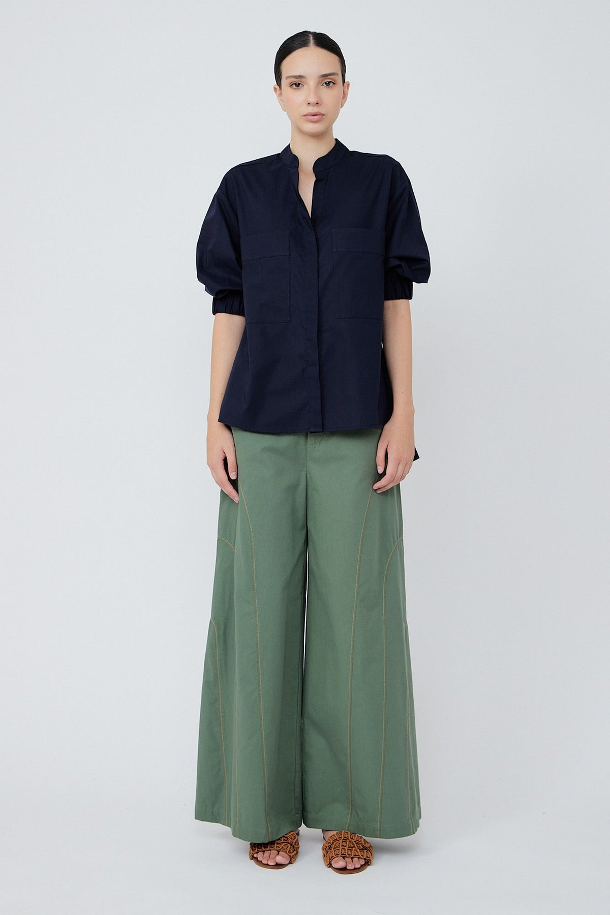 Anne Blouse | Navy