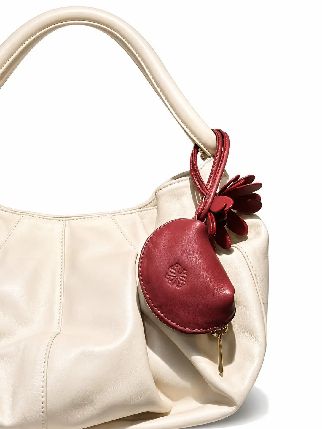Écrin Éclat Textured Italian Leather Coin Pouch