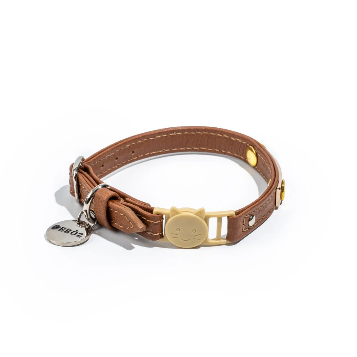 Leather Cat Collar