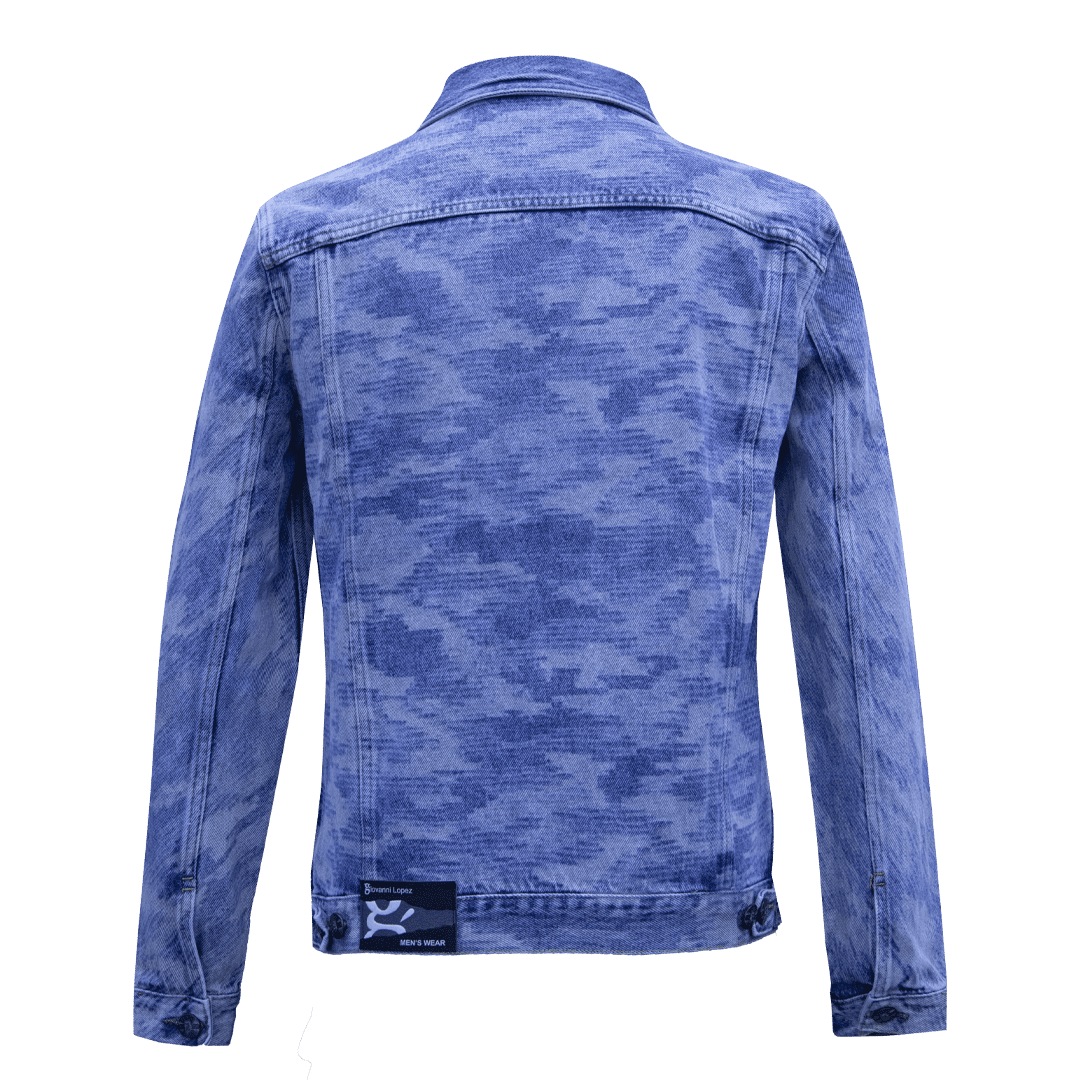 Classic camo denim jacket