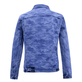 Classic camo denim jacket