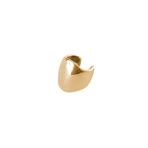 Gold Ear Cuff Statement Moon Earring