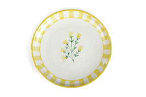 Ceramic Dessert Plates - Sunshine Spring , 7 Inches