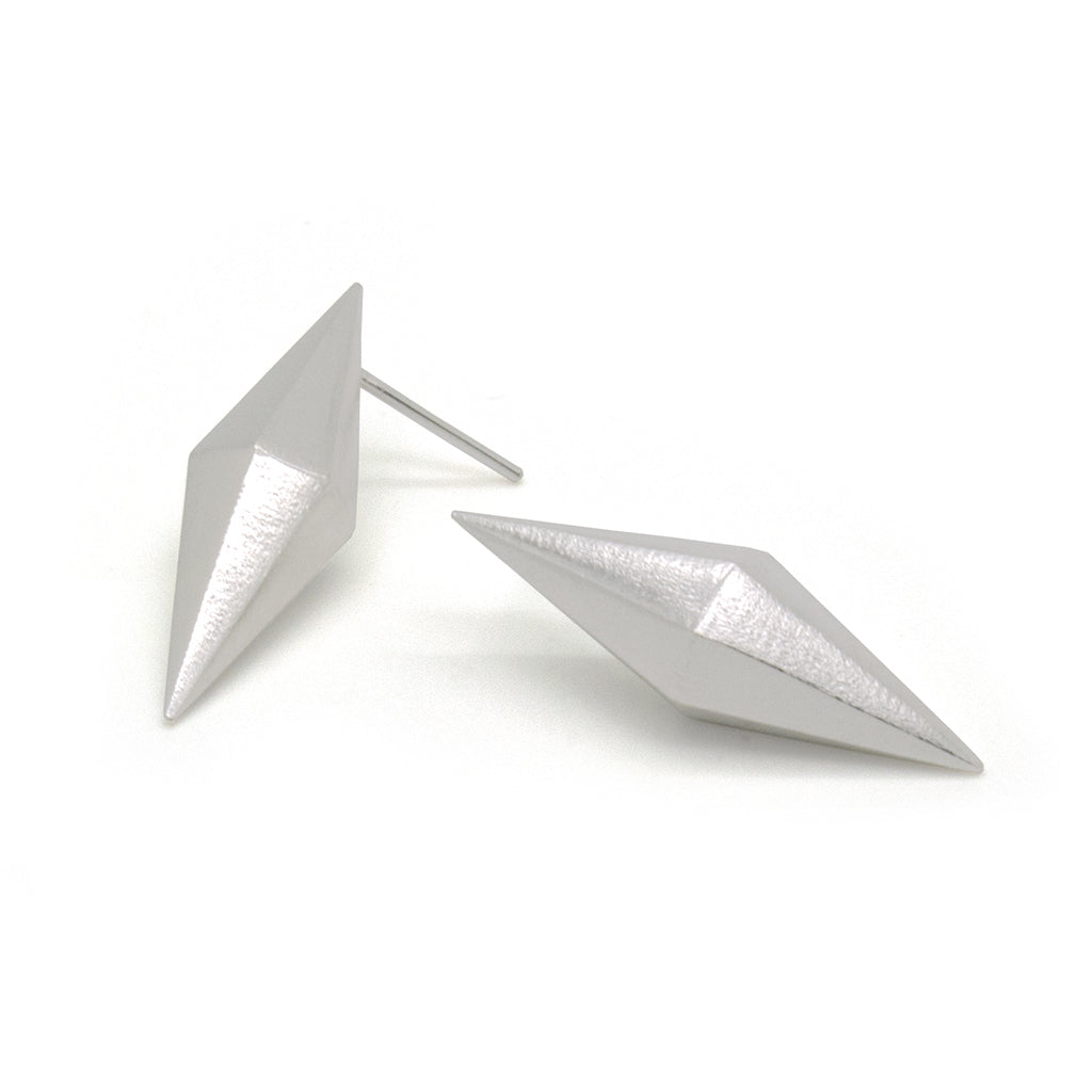 CÓNICA Edge Silver Earrings