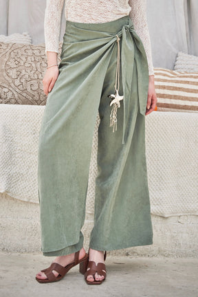 Solapa Green Pants