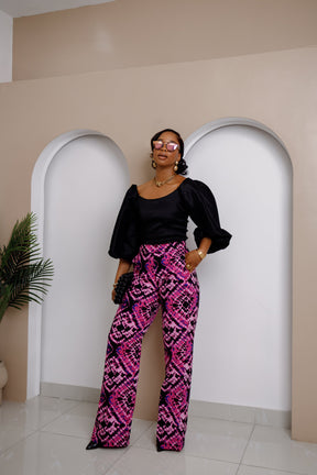 Ugwukaego Ankara Wide-Leg Pant