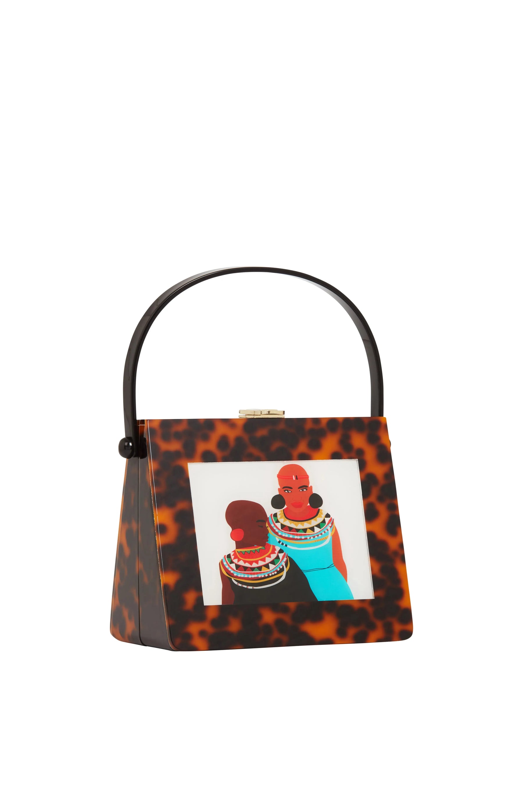 Naserian Acrylic Top Handle Bag