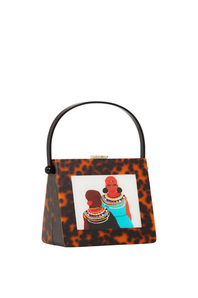 Naserian - Acrylic Top Handle Bag