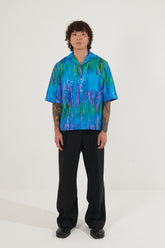 Ganvie Sun-Printed Camp Collar Shirt