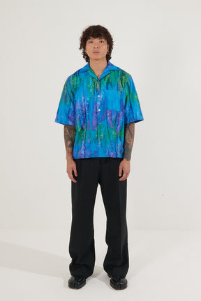Ganvie Sun-Printed Camp Collar Shirt
