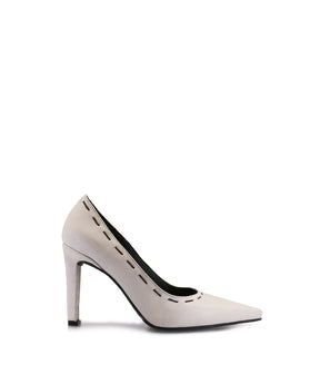 Eco-Friendly Green Pumps with Chic Stitching Fran