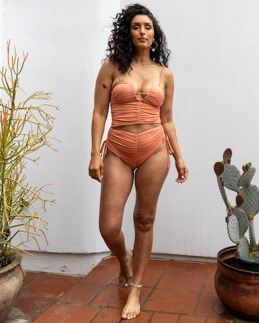Gigi Ruched Swim Shorts