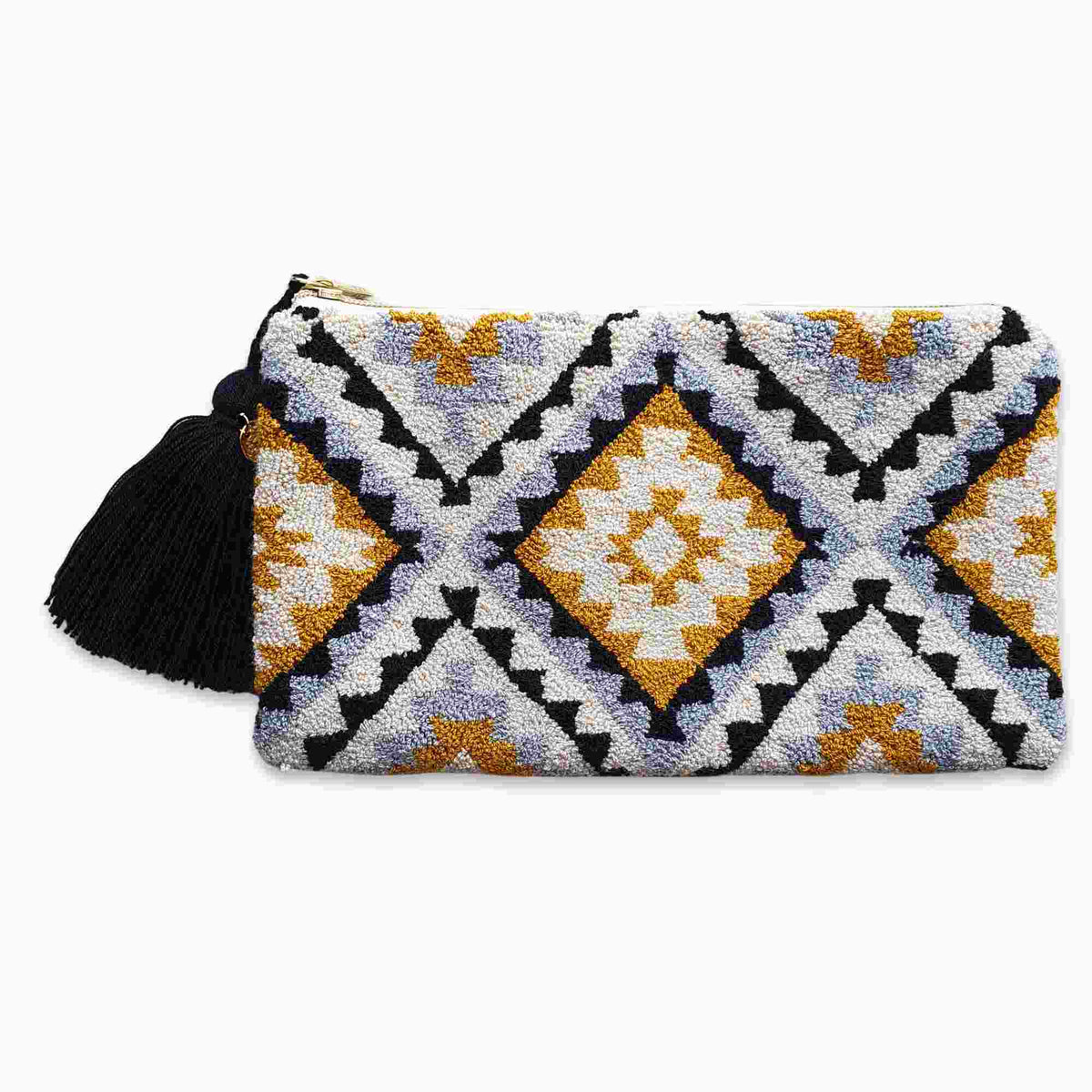 Turka Wayuu Clutch (Grey)