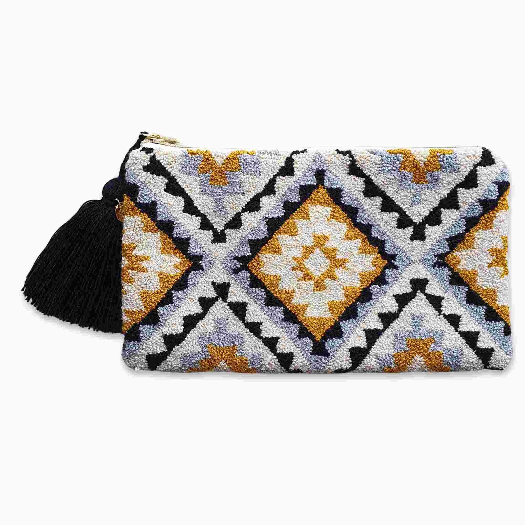 Turka Wayuu Clutch (Grey)