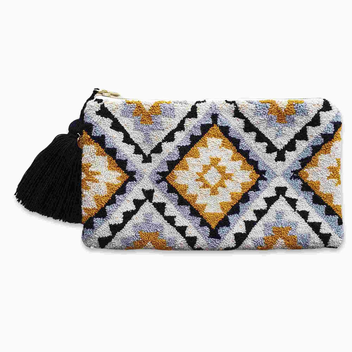 Turka Wayuu Clutch (Grey)