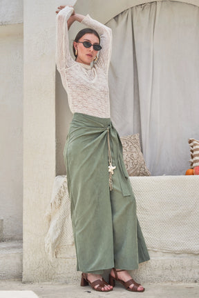 Solapa Green Pants
