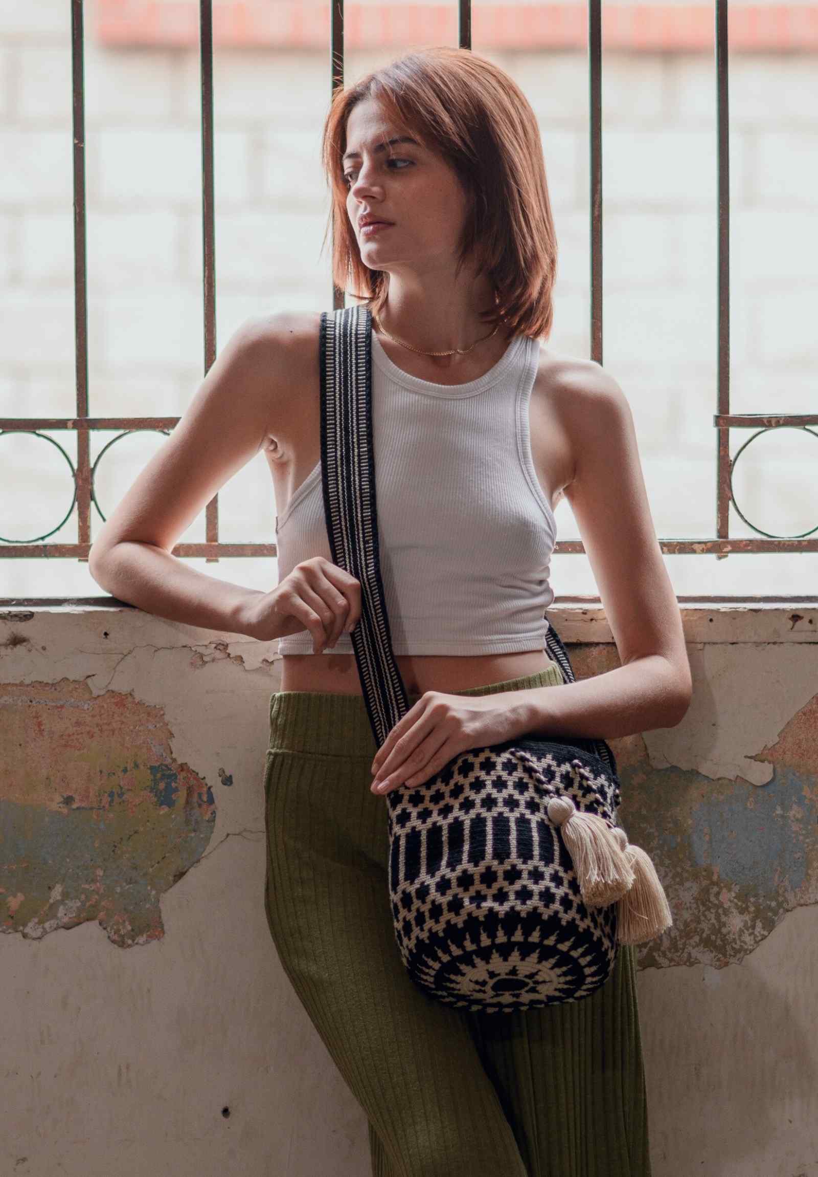Zebra Wayuu Bag