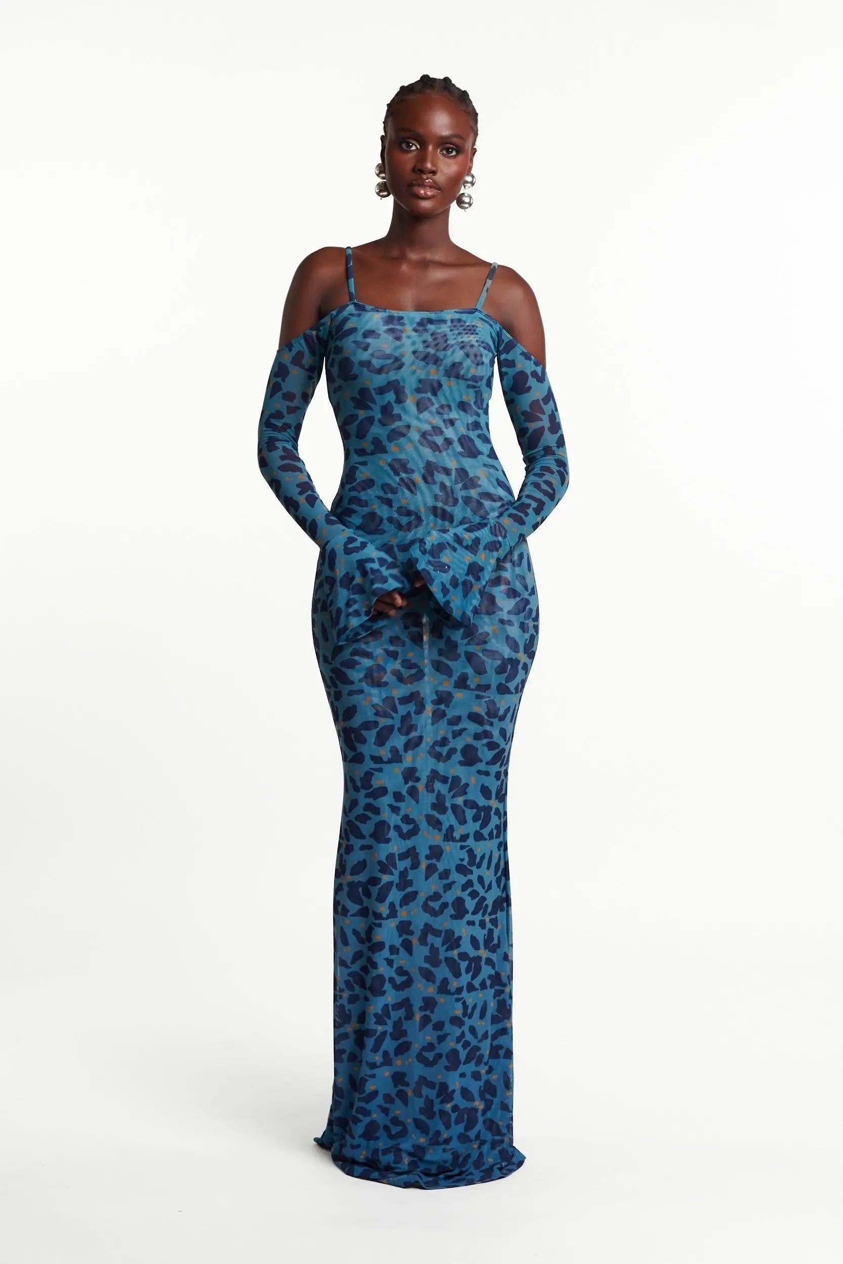 AZI Off shoulder Maxi Dress