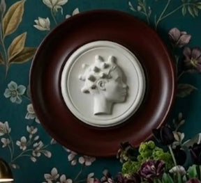 Bantu Knot Bas Relief Wall Sculpture