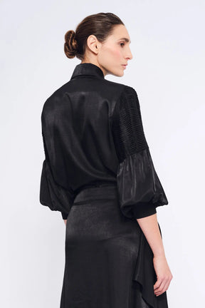 Tilsa Artisan Detail Blouse | Black