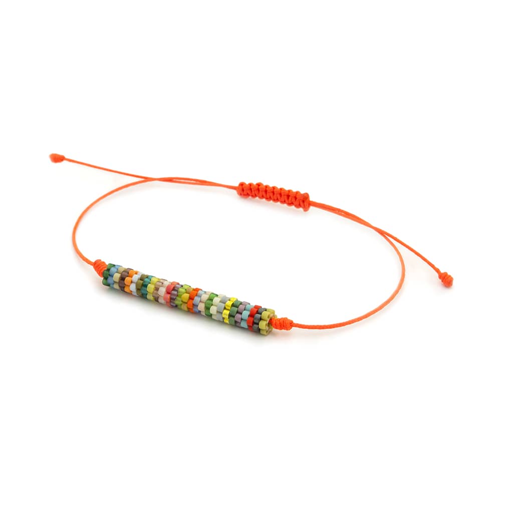 COLOR GEOMÉTRICO Miyuki Cylindrical Bracelet