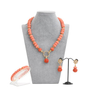 Adun Coral Necklace Set