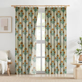Classic Design Thick Linen Pleated Curtain - Badshah