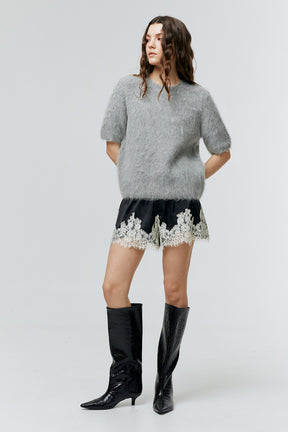 ROSALIE LACE SATIN SHORTS