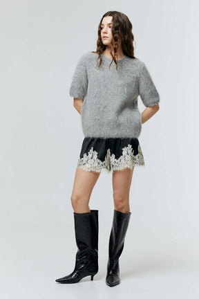 ROSALIE LACE SATIN SHORTS