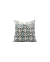 Beautiful Hand Made Block Printed Pure Linen Pillow Cover - Hridyavan